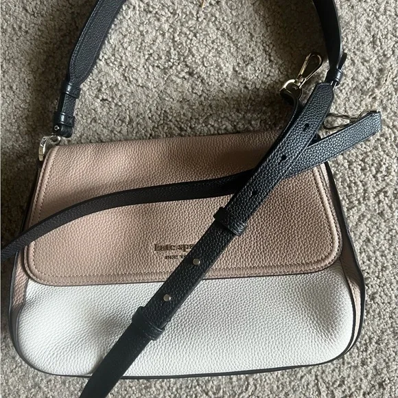 Kate Spade Tan and White Shoulder Bag - Picture 13 of 14
